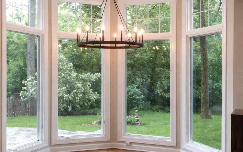 Window replacement project in Lake County — bright kitchen with new residential window